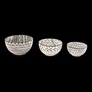 3 Short Stories nesting bowl set